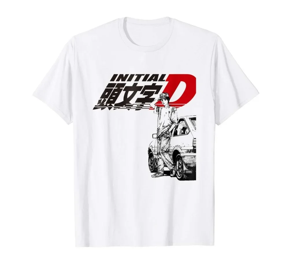 Men'S Fashion Websites - 頭文字D Tシャツ夏のファッション半袖Tシャツブランド服男性トップス男性ラウンドネックスタイルシャツデザインウェブサイト