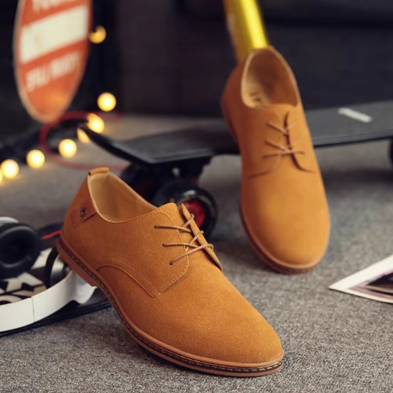 Men'S Fashion Websites - メンズシューズ工場直販 カジュアルヌバックレザーシューズ 公式サイト イギリスメンズファッション レースアップシューズ オフィススニーカー