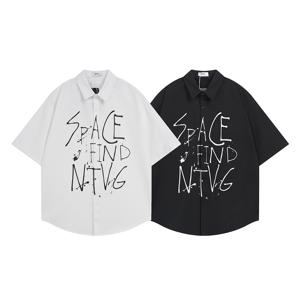 Men'S Fashion Reviews - ファッションレタープリントシャツ半袖メンズシャツ Y2k デザイナートップス夏特大 T シャツ韓国レビュー多くの男性服