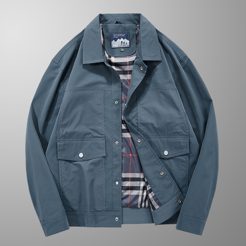 Harrington Jacket - 2026年ニューモデルジャケット - 春秋アウトドアストームコート、カジュアルで多用途、ファッショナブルで防風性のあるコート