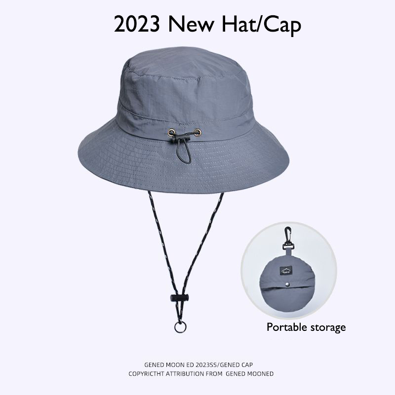 Mens Fashion Bucket Hat - 男性と女性のための防水パナマハット,釣りと登山のための日よけ,アウトドアスポーツキャップ,春と夏のファッション