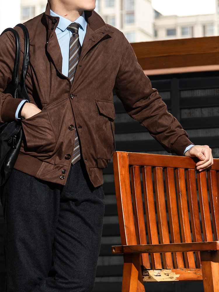 Harrington Jacket - 春先の新作 欧米ストリートフォト クラシック A1 パイロットジャケット メンズ