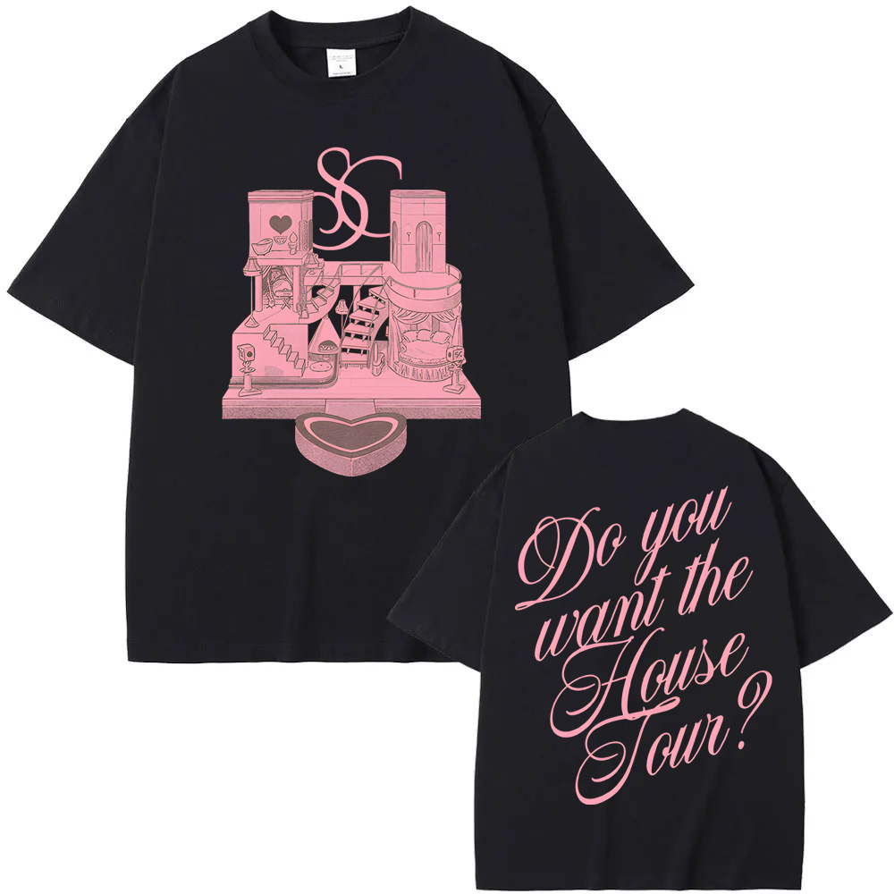 Men'S Fashion Websites - ハウスツアー レディースTシャツ 2026年新作 サブリナ・カーペンター 公式ウェブサイトと同じデザイン Tシャツ