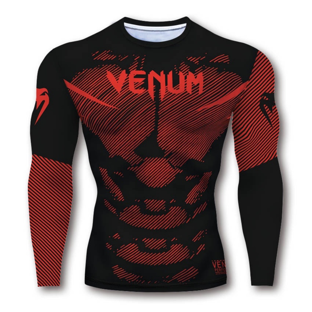 ドラゴン柄長袖コンプレッションシャツ フィットネストレーニン - Compression Shirt Workout のレビューと価格