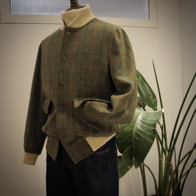 ヴィンテージウールコート,タイトな襟付き,クラシックなアウタ - Harrington Jacket のレビューと価格