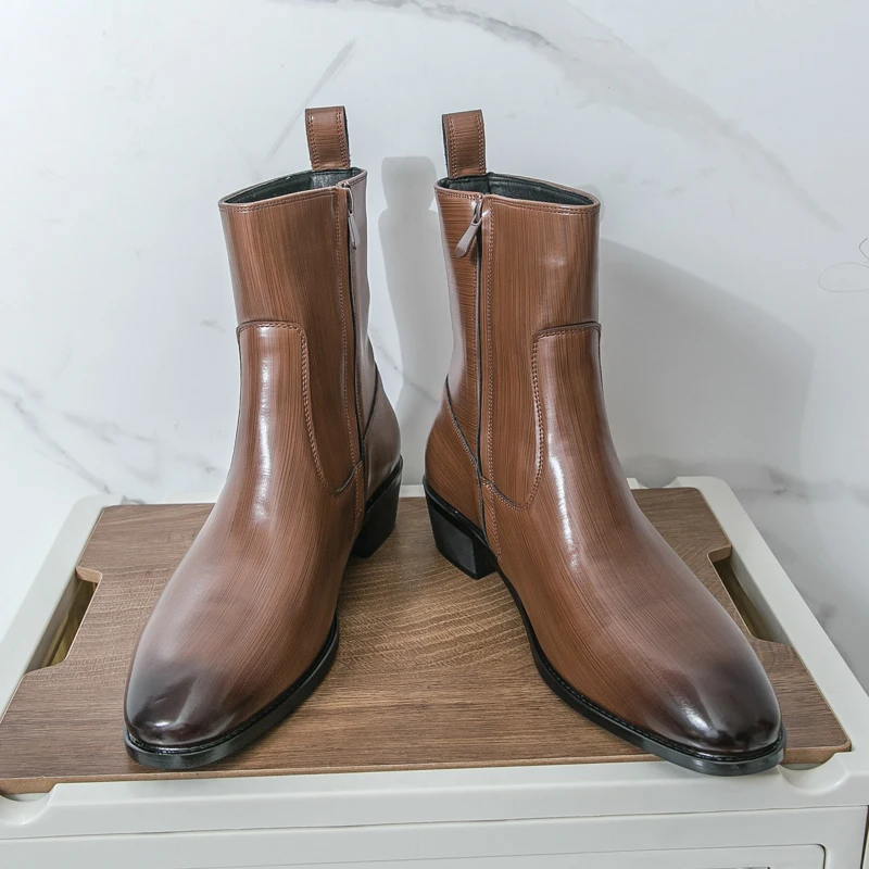 クラシックで快適なアンクルブーツ、ボタスファッション、メンズ - Mens Fashion Modern のレビューと価格