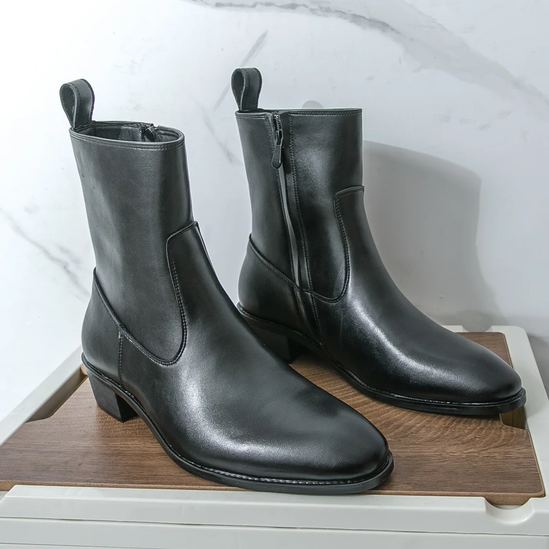 クラシックで快適なアンクルブーツ、ボタスファッション、メンズ - Mens Fashion Modern のレビューと価格
