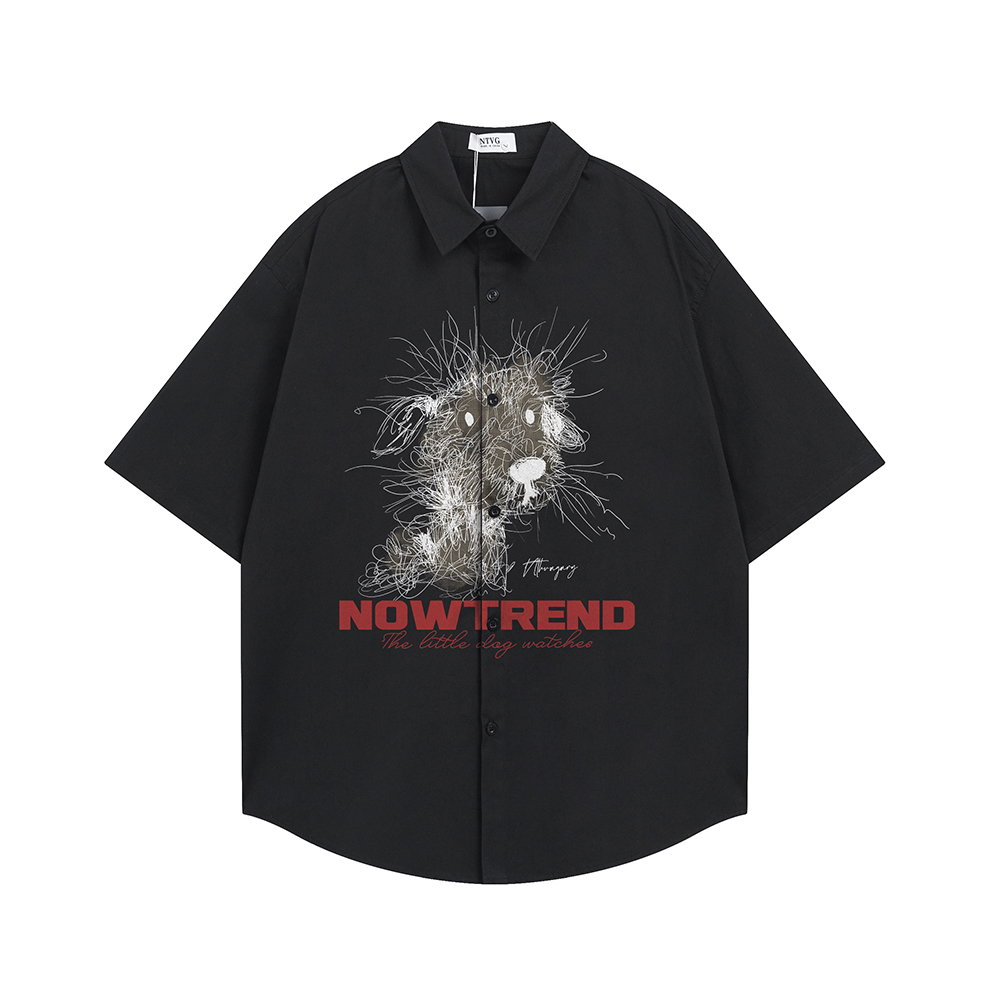 ファッション面白いプリントシャツ半袖メンズシャツ Y2k デ - Men'S Fashion Reviews のレビューと価格