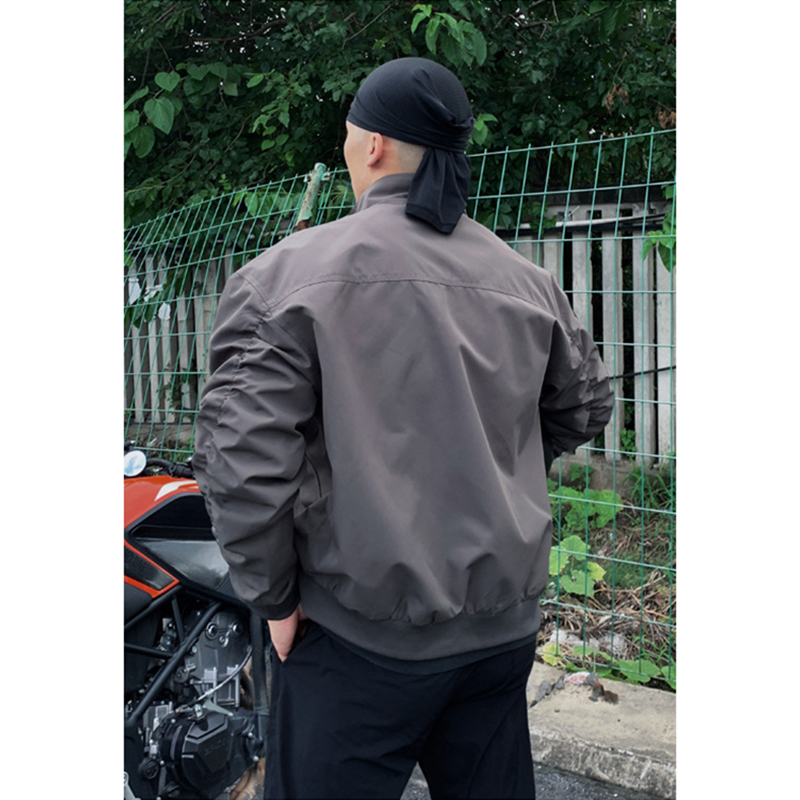 メンズファッションモトジップアップジャケット春秋新作軽量ルー - Harrington Jacket のレビューと価格