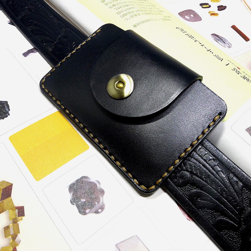 Blongk-男性と女性のための本革ベルト,超薄型バッグ,ク - Belt Mens Fashion のレビューと価格