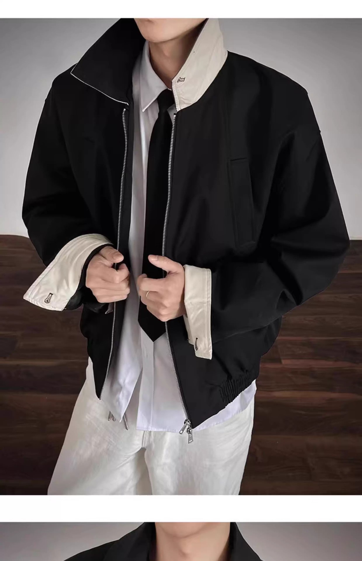 ミニマリストハリントンフライトメンズ、秋のハイエンドスタイリ - Harrington Jacket のレビューと価格