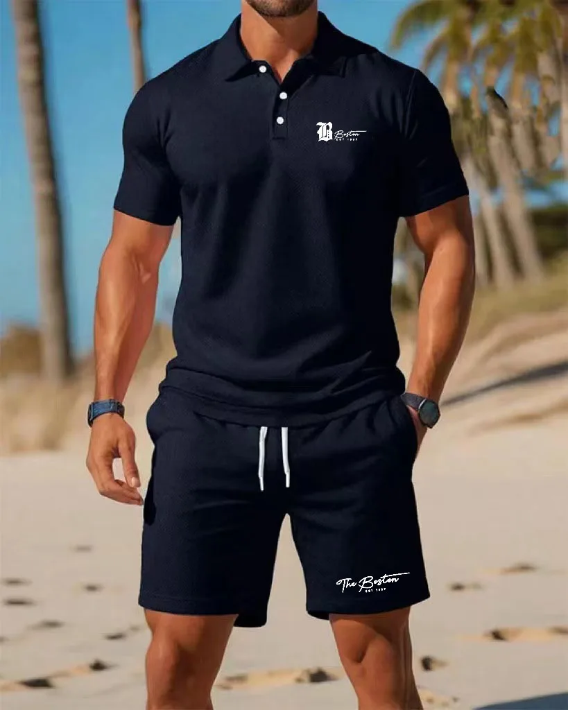夏の新作メンズポロシャツセット カジュアルスポーティー クー - Men'S Fashion Videos のレビューと価格