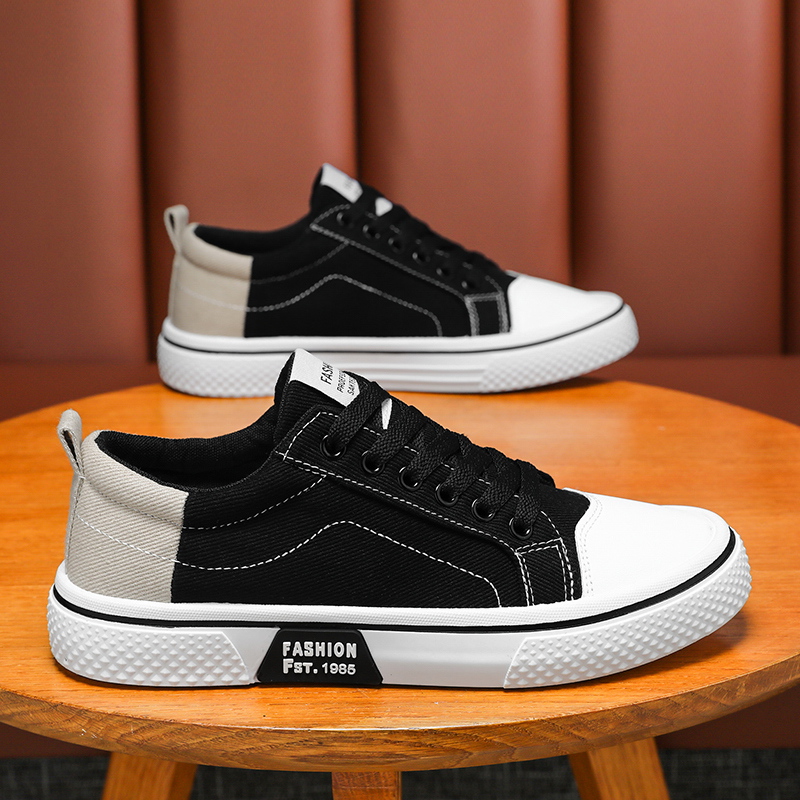 メンズ クラシック キャンバススニーカー、軽量、通気性、耐久 - Mens Fashion Modern のレビューと価格