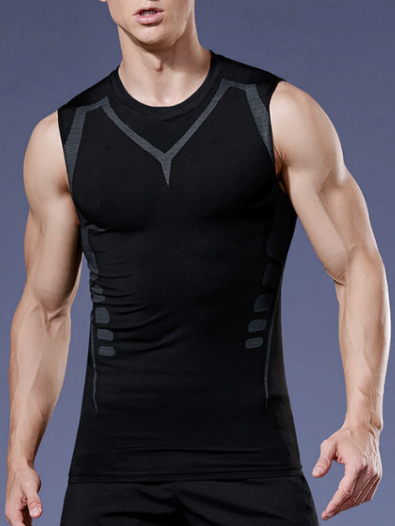 メンズ タイト ベスト コンプレッション シャツ 通気性 速 - Compression Shirt Workout のレビューと価格