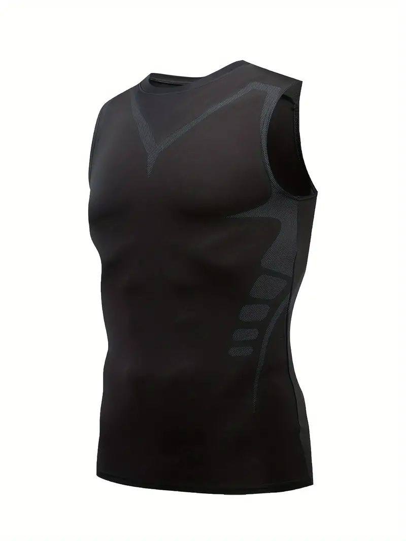 メンズ タイト ベスト コンプレッション シャツ 通気性 速 - Compression Shirt Workout のレビューと価格