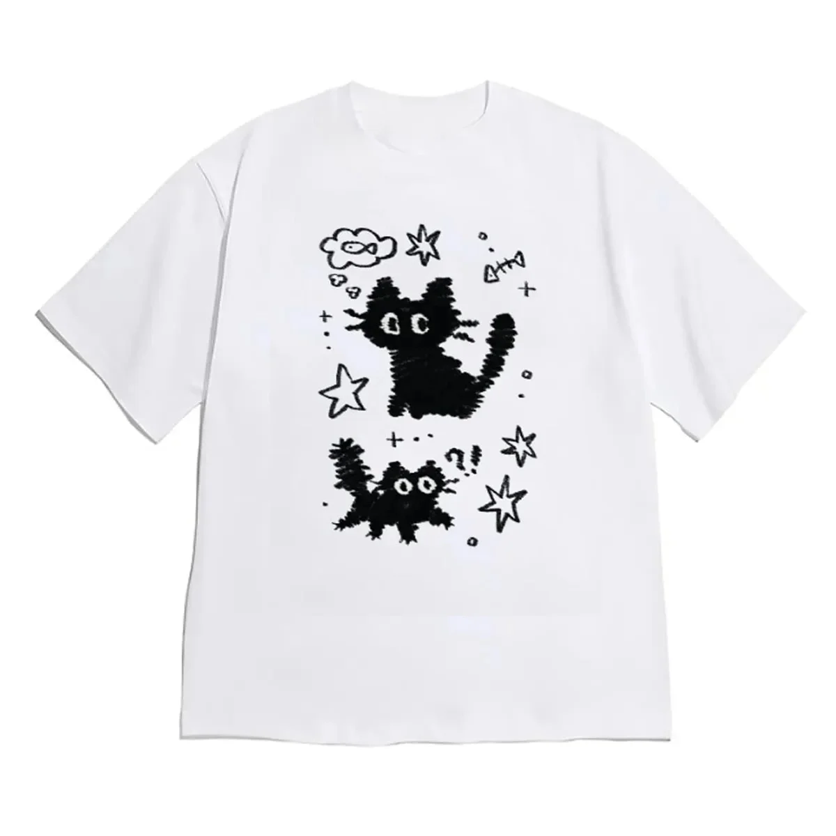 シンプルなスケッチ風の犬のイラストと韓国語の文字がプリントさ - Men'S Fashion Reviews のレビューと価格