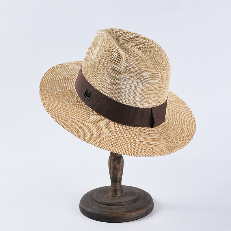 男性と女性のための麦わら帽子,麦わら帽子,クラシックなジャズ - Mens Fashion Bucket Hat のレビューと価格