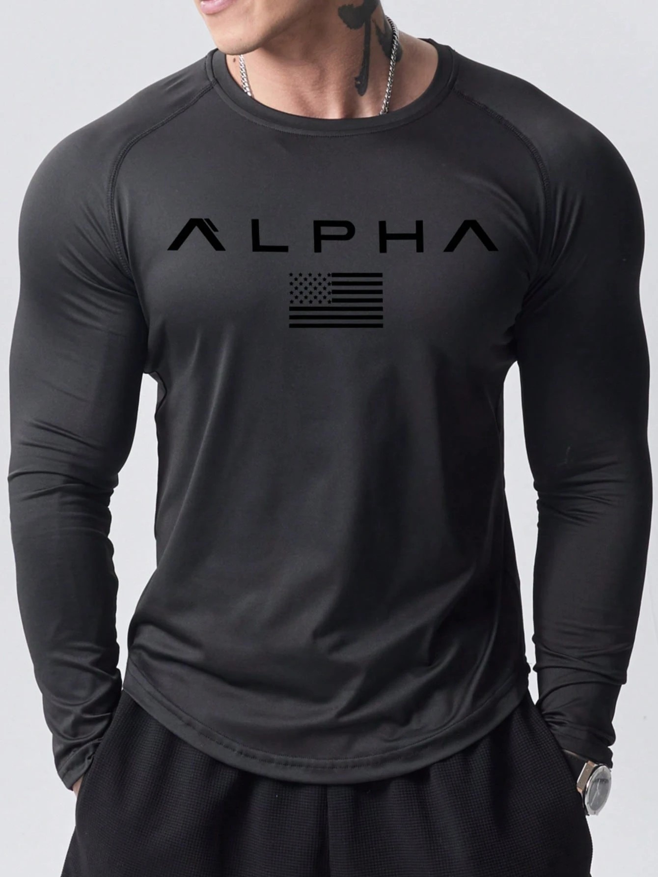 2025年春夏向けの新作メンズ長袖Tシャツ。ストリートファッ - Queer Men'S Fashion のレビューと価格