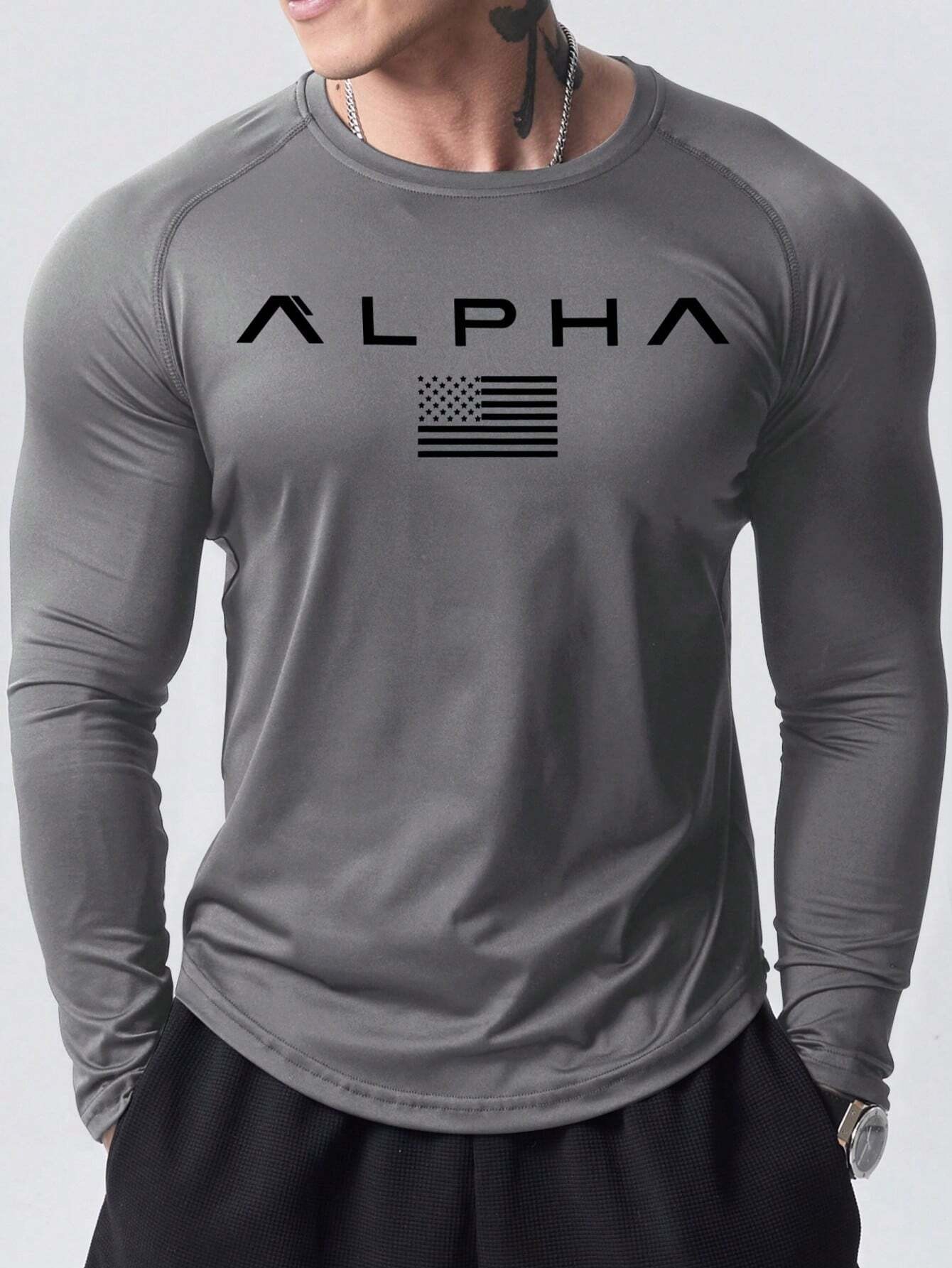 2025年春夏向けの新作メンズ長袖Tシャツ。ストリートファッ - Queer Men'S Fashion のレビューと価格