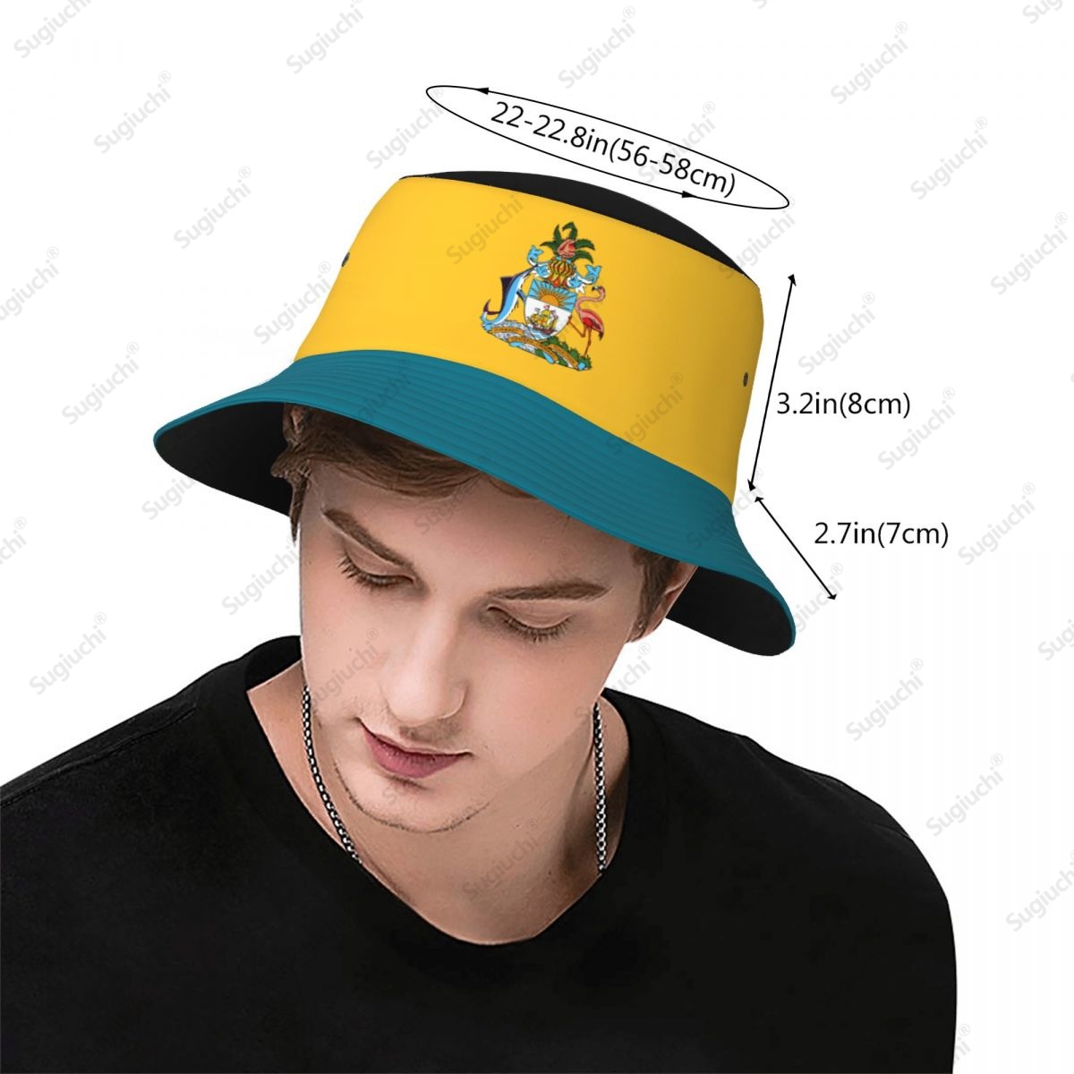 2025 バハマ 3D 旗男性女性バケツ帽子屋外太陽保護キャ - Mens Fashion Bucket Hat のレビューと価格