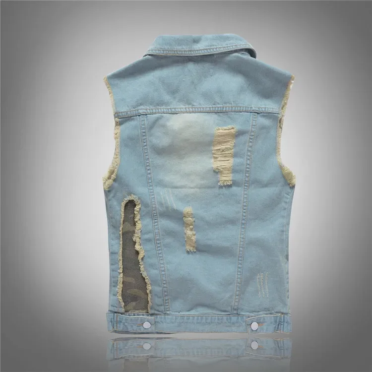 LIBIELIY 春秋の新ファッションメンズウォッシュライト - Men'S Fashion Vest With Jeans のレビューと価格