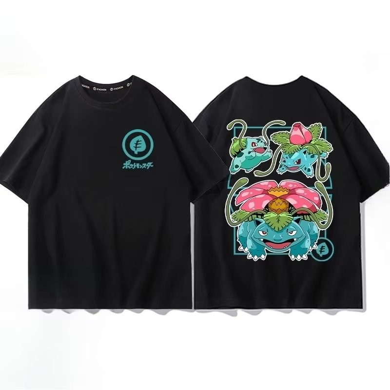 ポケモンピチュー進化プリントピュアコットン Tシャツ男性と女 - Men'S Fashion Evolution のレビューと価格