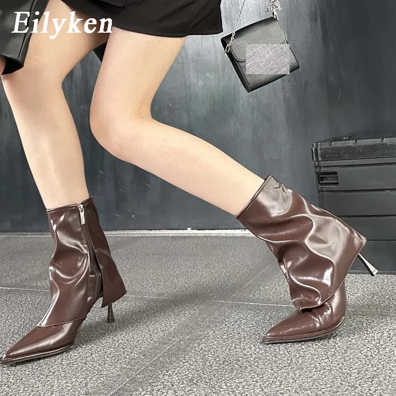 Eilyken 快適なソフトレザー女性アンクルブーツファッシ - Mens Fashion Modern のレビューと価格