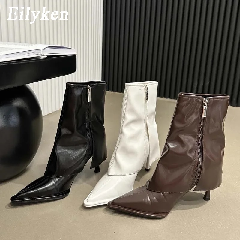 Eilyken 快適なソフトレザー女性アンクルブーツファッシ - Mens Fashion Modern のレビューと価格