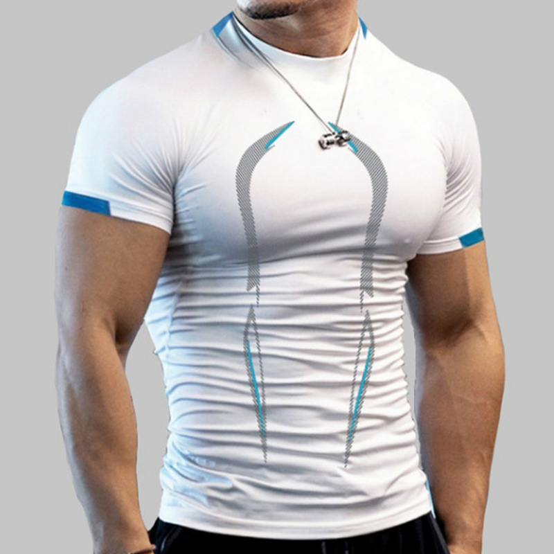 男性のためのスタイリッシュなジムトレーニング圧縮シャツ、アス - Compression Shirt Workout のレビューと価格