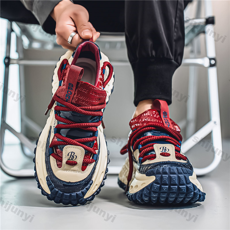 メンズ白スニーカー秋冬ファッションクロスタイノンスリップカジ - Mens Fashion Week のレビューと価格