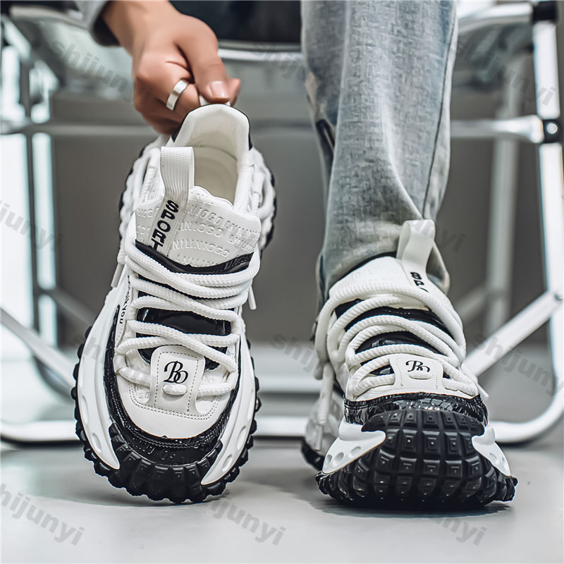 メンズ白スニーカー秋冬ファッションクロスタイノンスリップカジ - Mens Fashion Week のレビューと価格