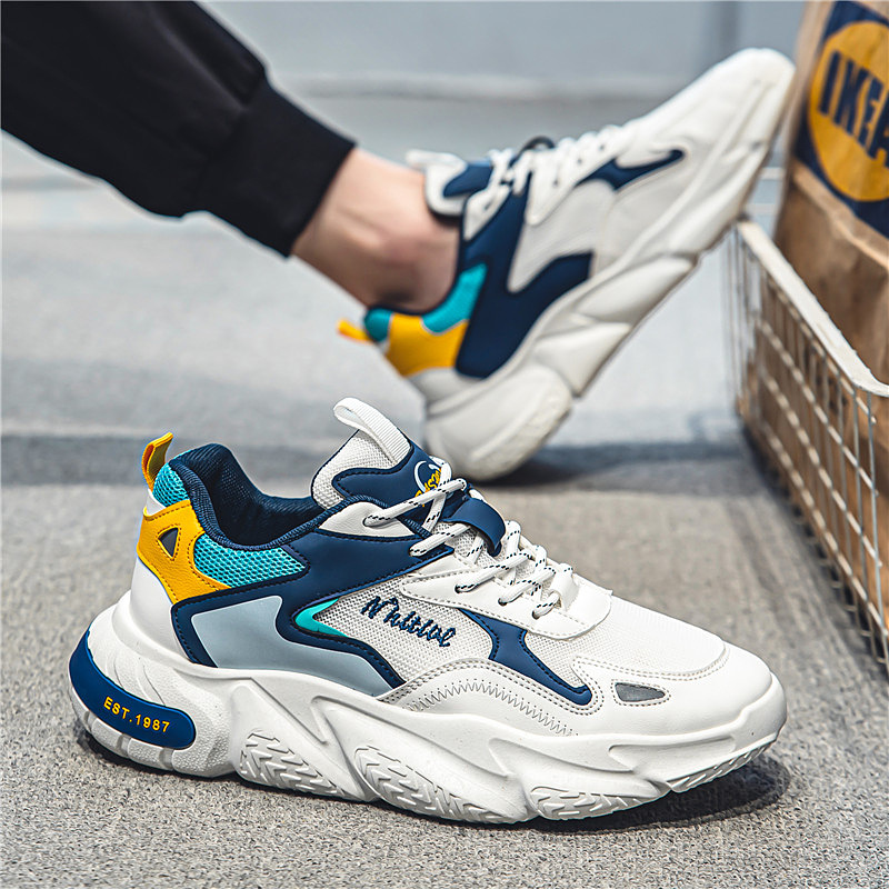 ファッションメンズスニーカー通気性メンズランニングシューズカ - Mens Fashion Week のレビューと価格