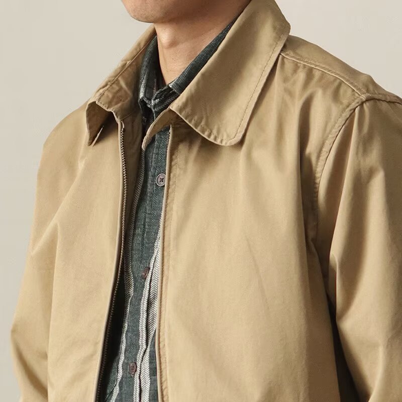 文学的気質トレンドメンズジャケット怠惰な多用途ファッションシ - Harrington Jacket のレビューと価格