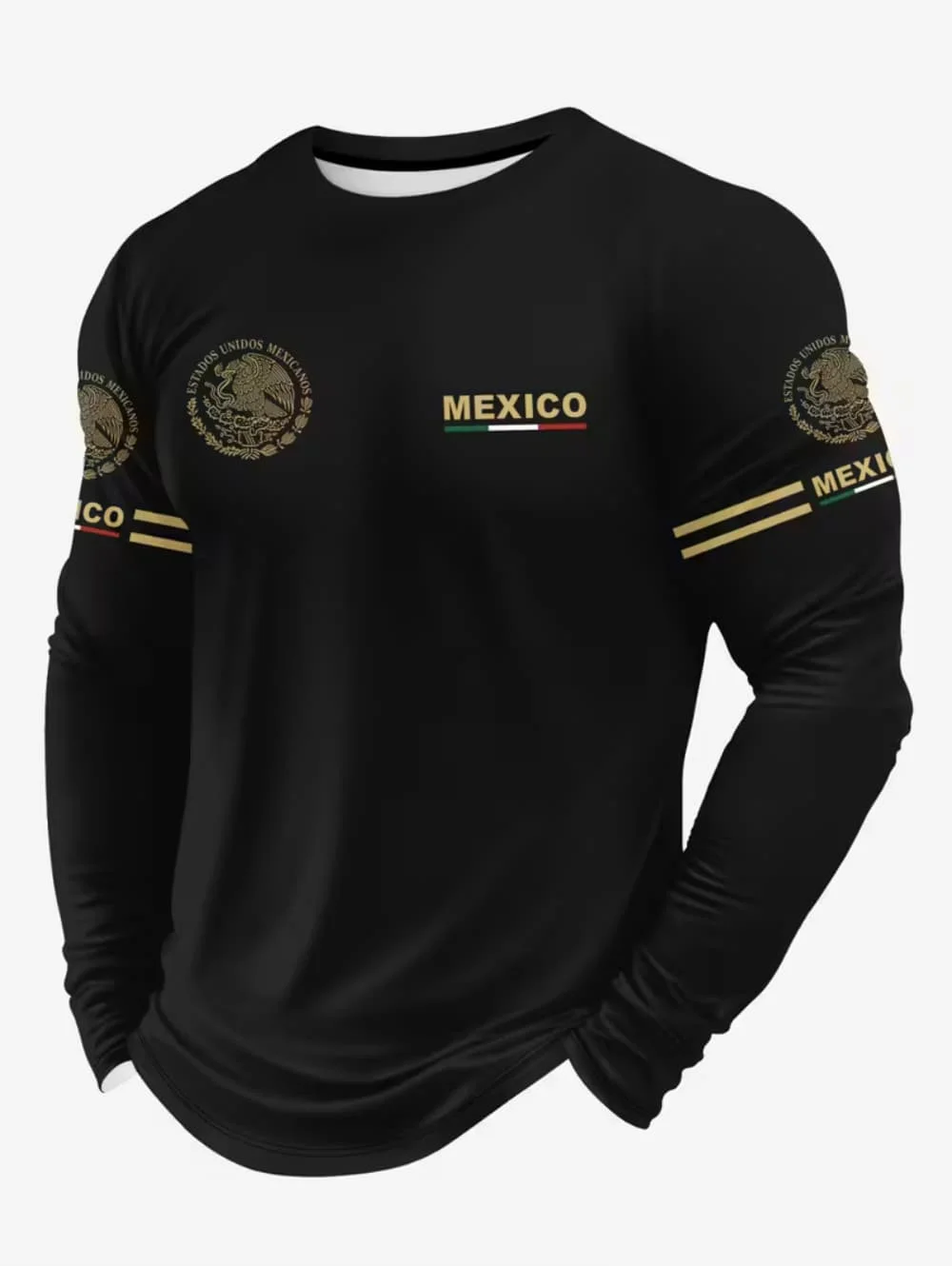 メンズメキシコイーグルプリントTシャツ、ファッショナブルで快 - Queer Men'S Fashion のレビューと価格