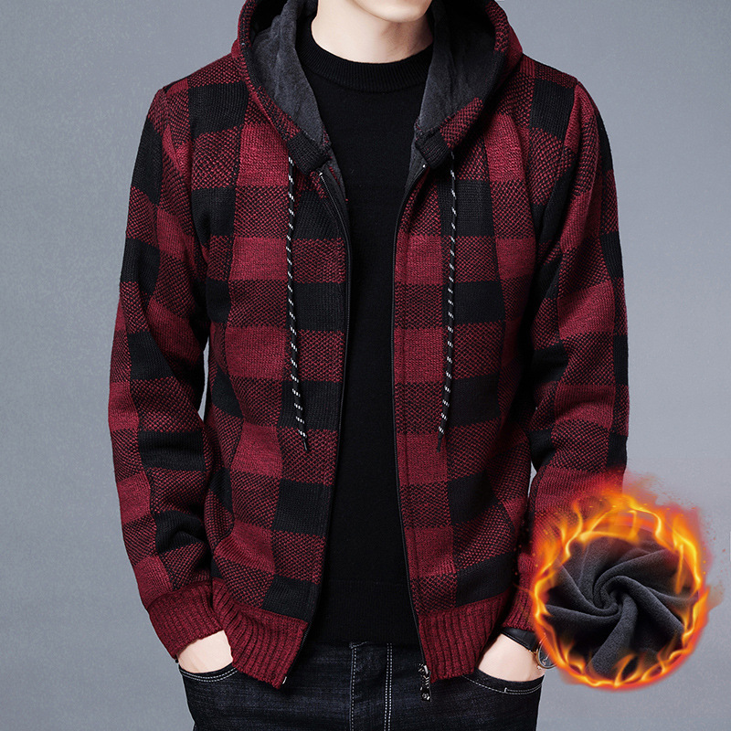 Y2K 原宿ファッションジップアップ迷彩フード付きカーディガ - Men'S Fashion Zip Sweater のレビューと価格