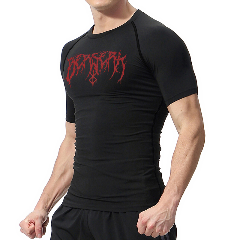 ジムワークアウトラッシュガード男性用アスレチッククイックドラ - Compression Shirt Workout のレビューと価格