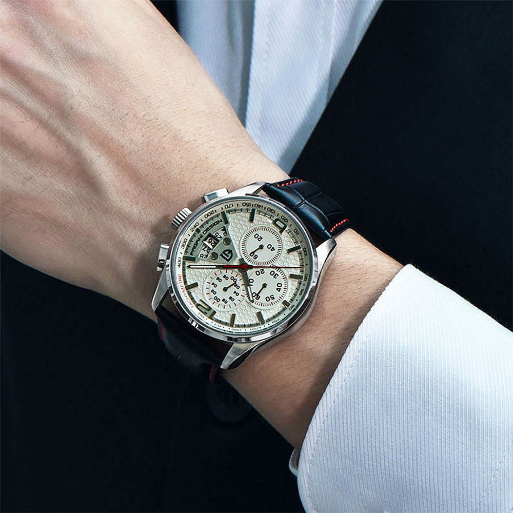 パガーニデザイン新 PD-3306 クロノグラフメンズ腕時計 - Mens Fashion Modern のレビューと価格