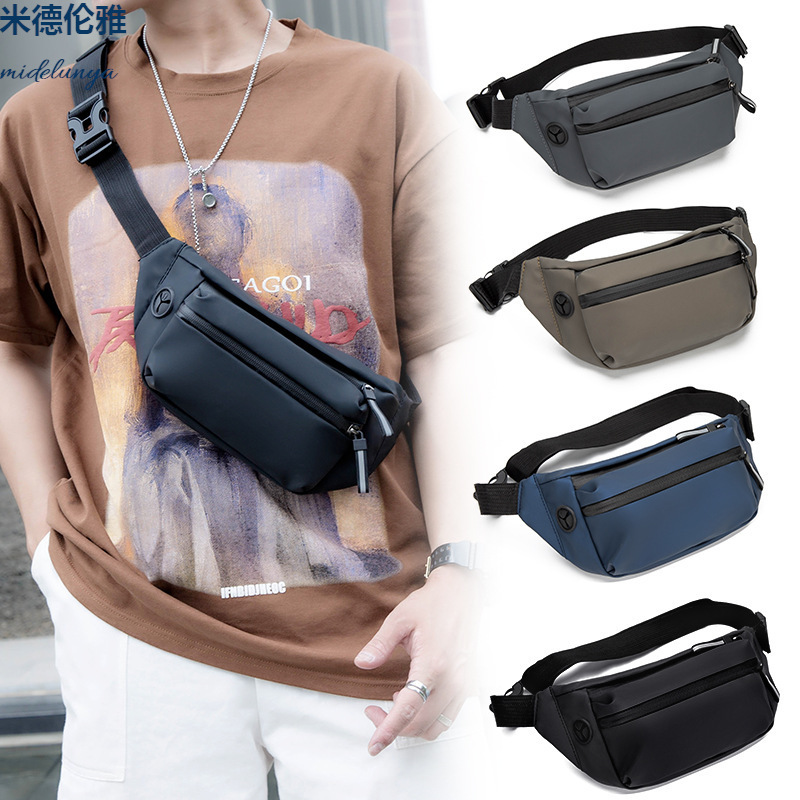 男性防水ベルトバッグファッションチェストパック男性防水ウエス - Belt Mens Fashion のレビューと価格