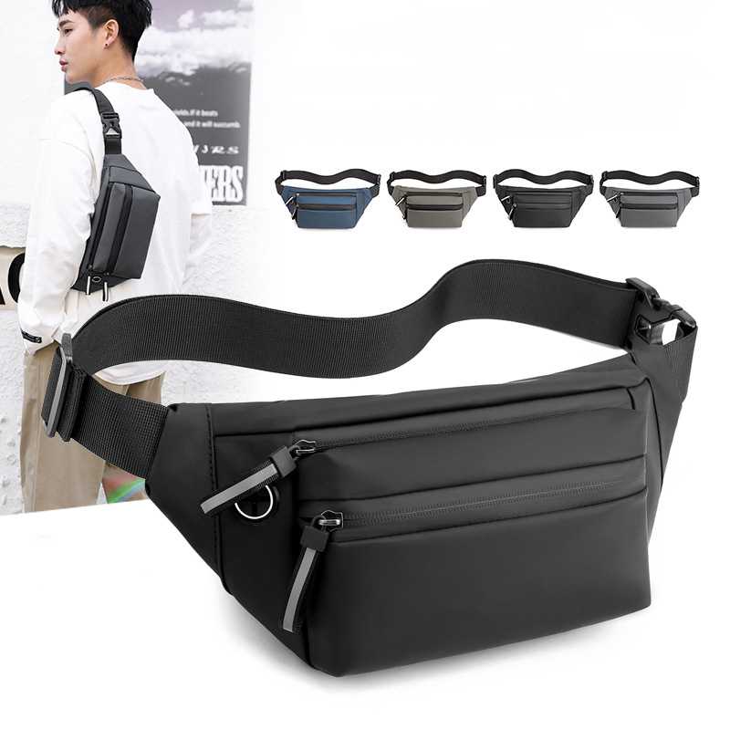 男性防水ベルトバッグファッションチェストパック男性防水ウエス - Belt Mens Fashion のレビューと価格