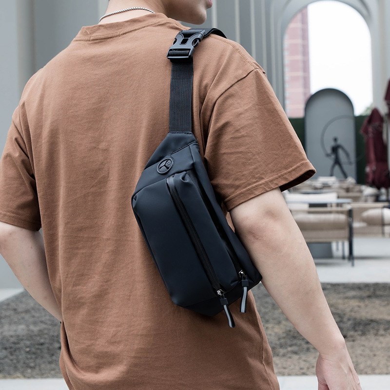 男性防水ベルトバッグファッションチェストパック男性防水ウエス - Belt Mens Fashion のレビューと価格