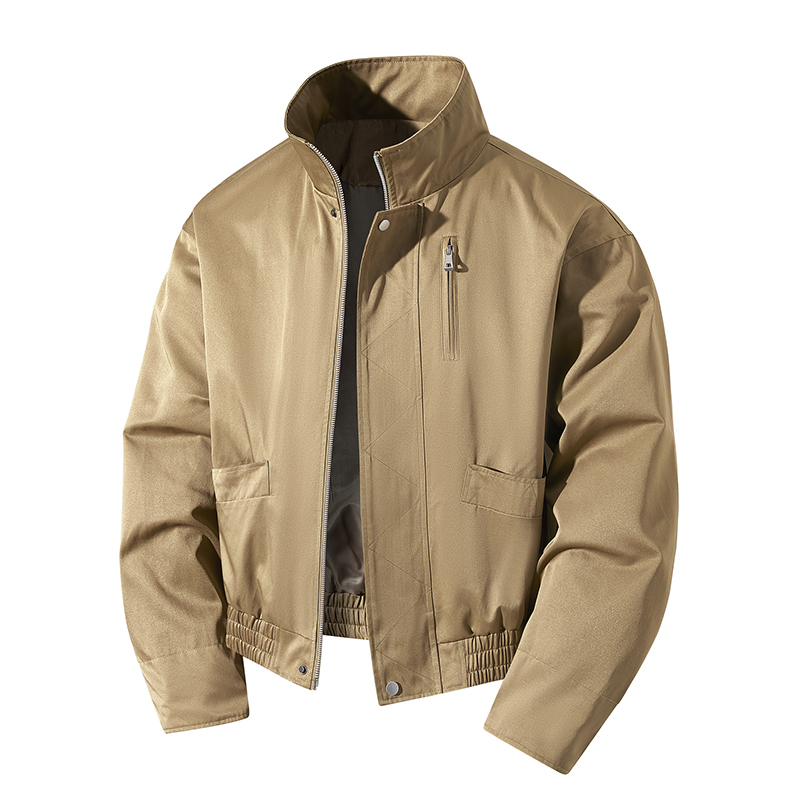 新しい秋冬メンズ多用途ワークウェアジャケット、高品質、快適、 - Harrington Jacket のレビューと価格