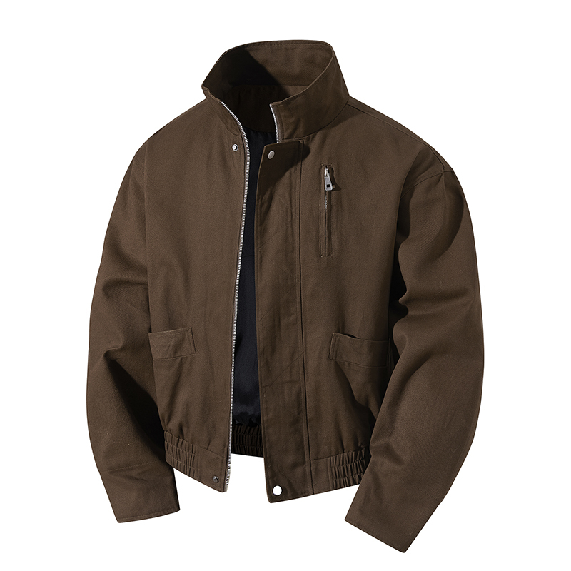 新しい秋冬メンズ多用途ワークウェアジャケット、高品質、快適、 - Harrington Jacket のレビューと価格