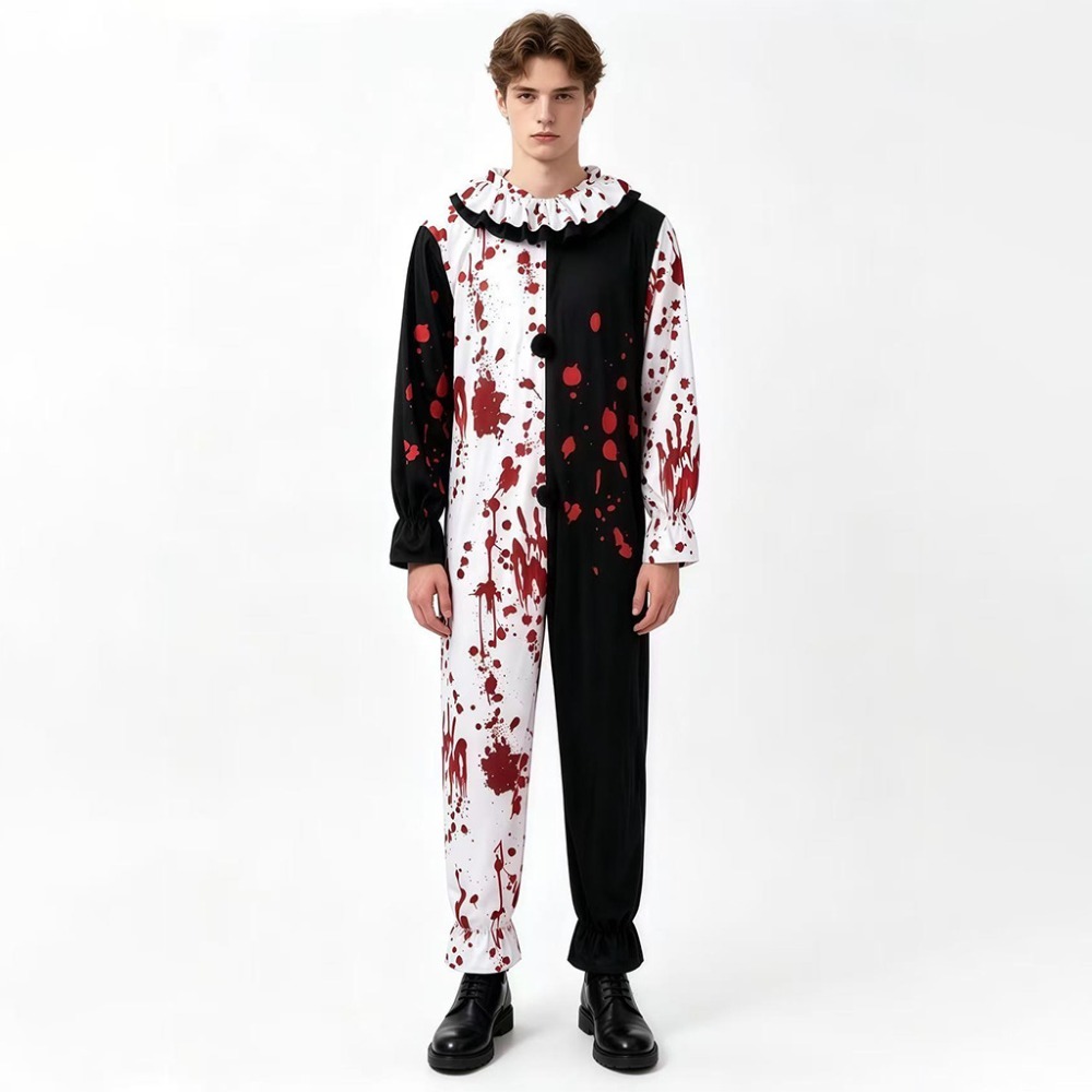 血染めのテリフィアー・クラウンのコスプレ衣装。男性・女性用。 - Mens Fashion Jumpsuit のレビューと価格