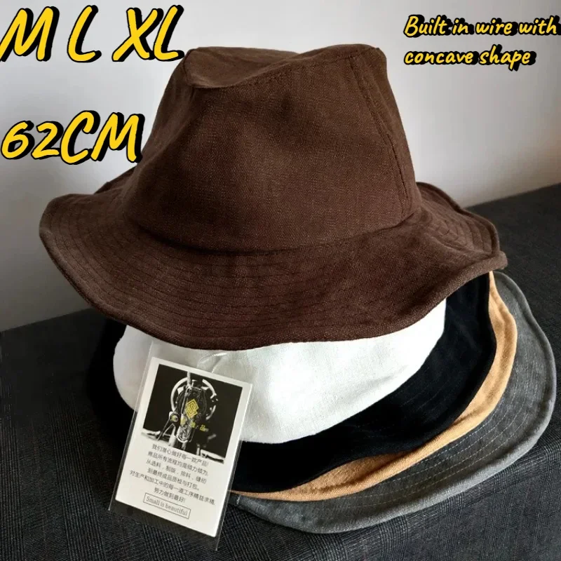 新しい日本人デザイナービッグヘッド 62 センチメートルバケ - Mens Fashion Bucket Hat のレビューと価格