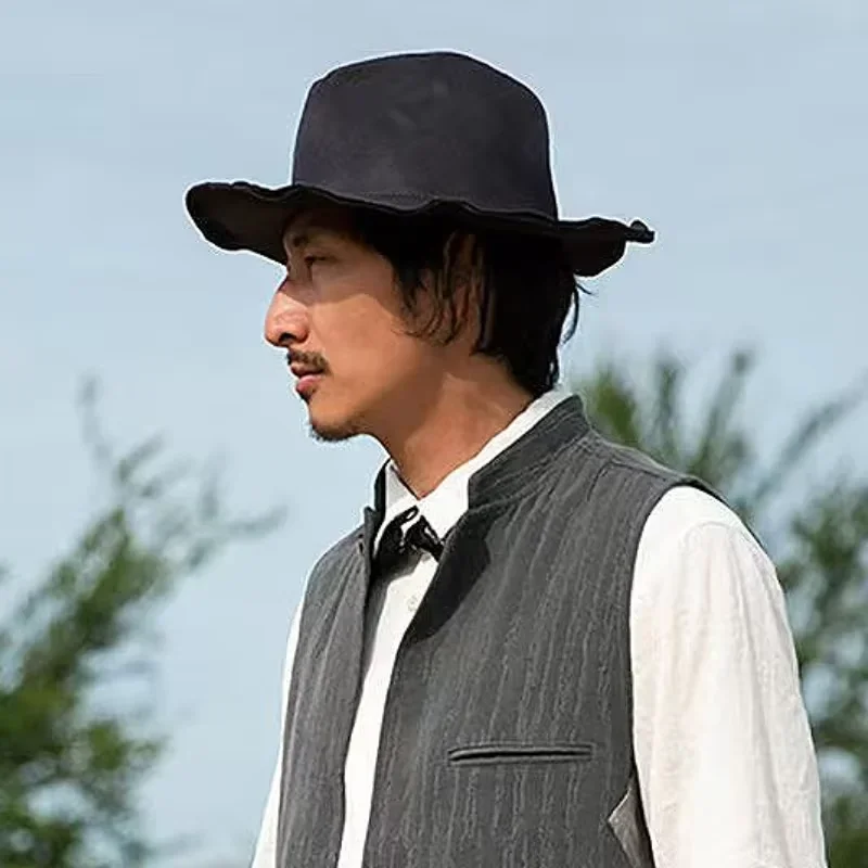 新しい日本人デザイナービッグヘッド 62 センチメートルバケ - Mens Fashion Bucket Hat のレビューと価格