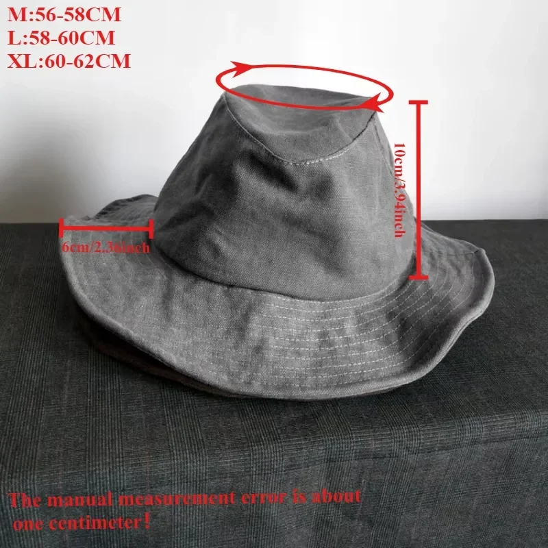 新しい日本人デザイナービッグヘッド 62 センチメートルバケ - Mens Fashion Bucket Hat のレビューと価格