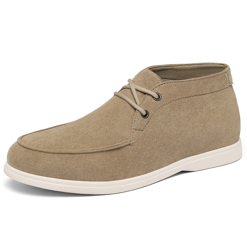 クラシックな英国スタイルのスエードレザーチャッカブーツ（メン - Mens Fashion Modern のレビューと価格