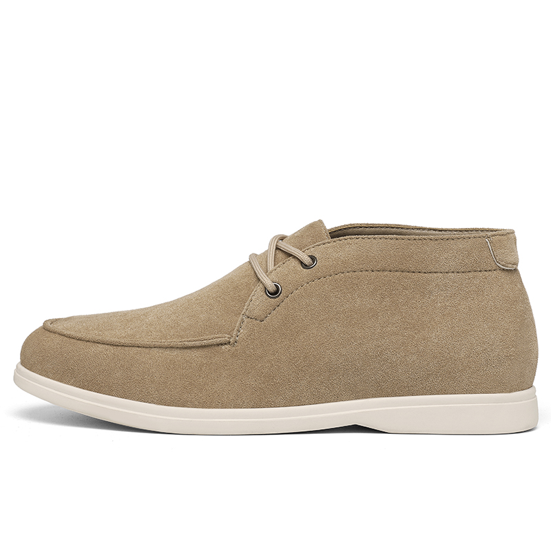 クラシックな英国スタイルのスエードレザーチャッカブーツ（メン - Mens Fashion Modern のレビューと価格