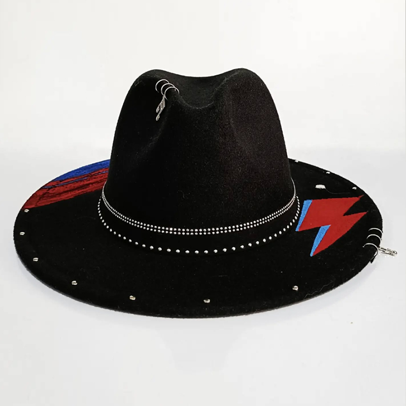 手縫いフェドーラ帽ジャズハット男性と女性のトランプアクセサリ - Mens Fashion Bucket Hat のレビューと価格