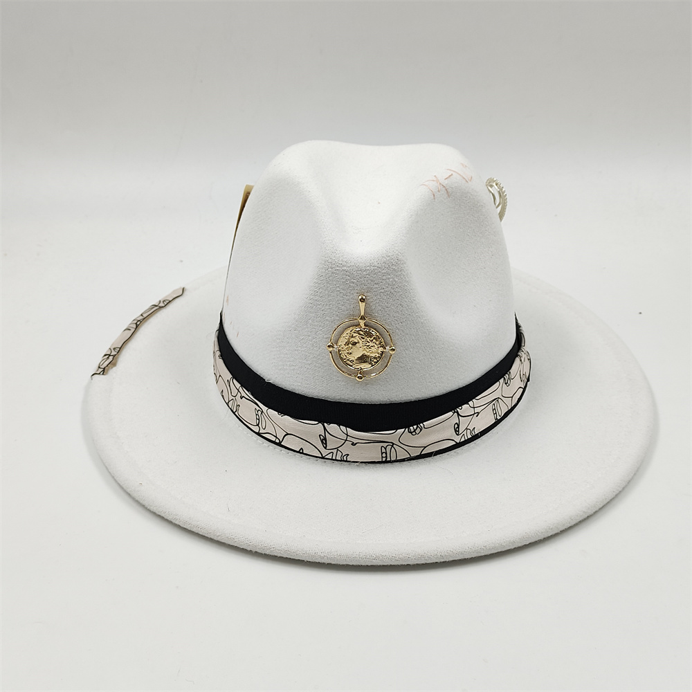 手縫いフェドーラ帽ジャズハット男性と女性のトランプアクセサリ - Mens Fashion Bucket Hat のレビューと価格